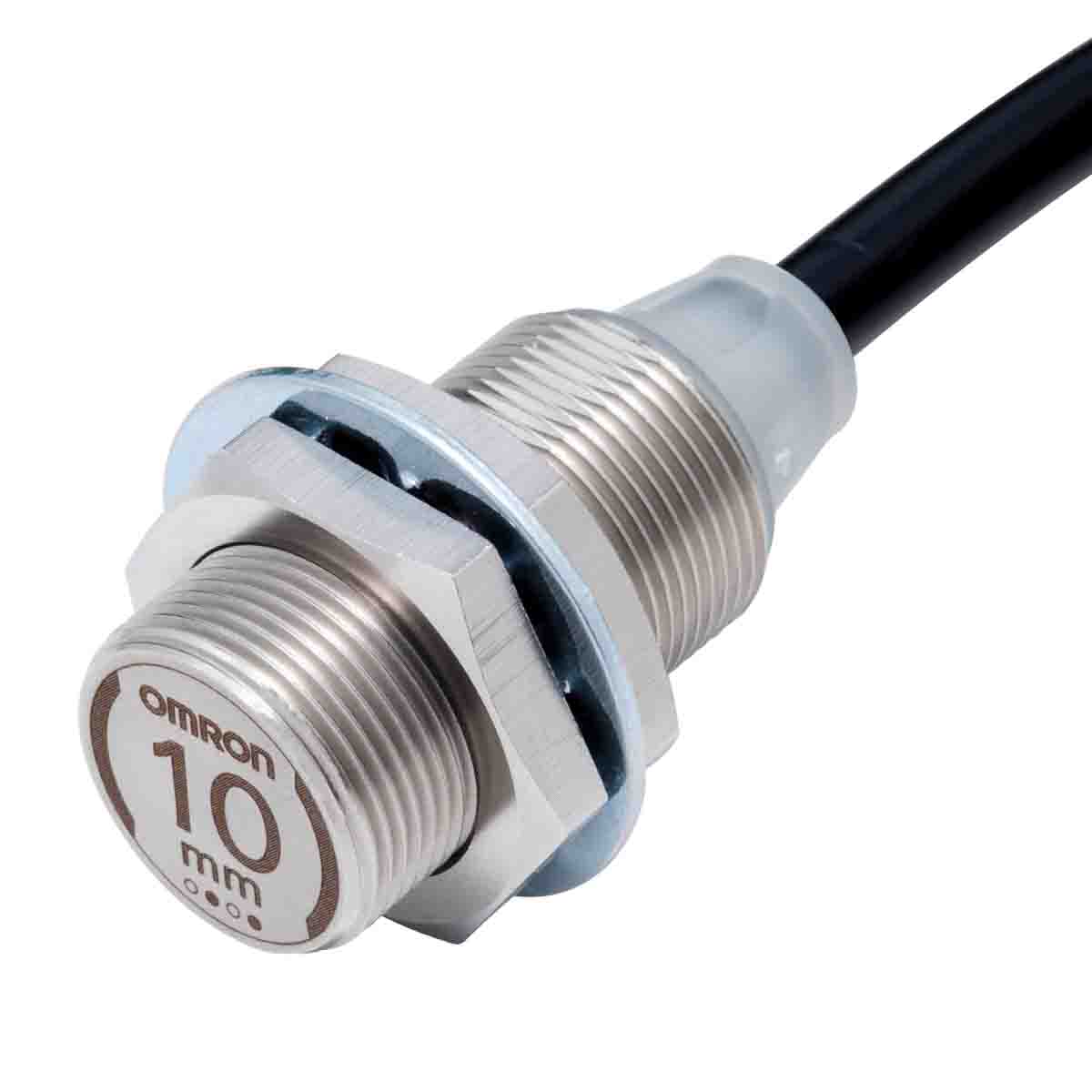 Omron Inductive Threaded Barrel Proximity Sensor, M30, 10 mm Detection, PNP NO+NC, 10 → 30 V dc