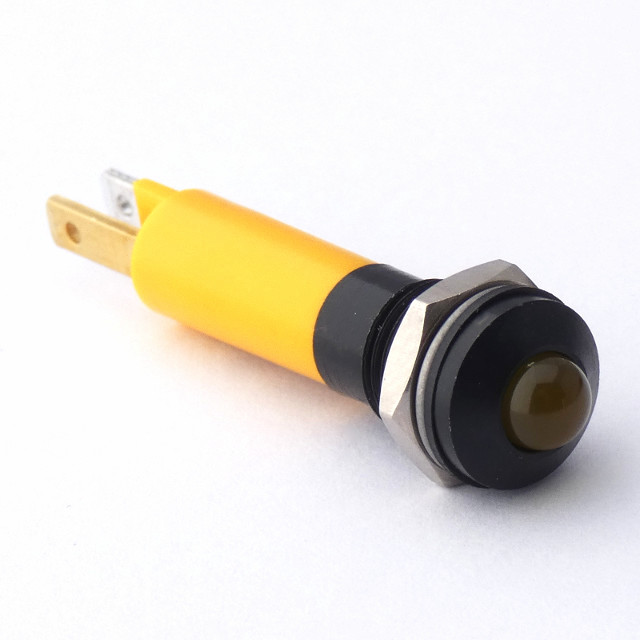 CML Innovative Technologies 190AX Series Yellow Panel Mount Indicator, 24V c.a. / V c.c., 8mm Mounting Hole Size,