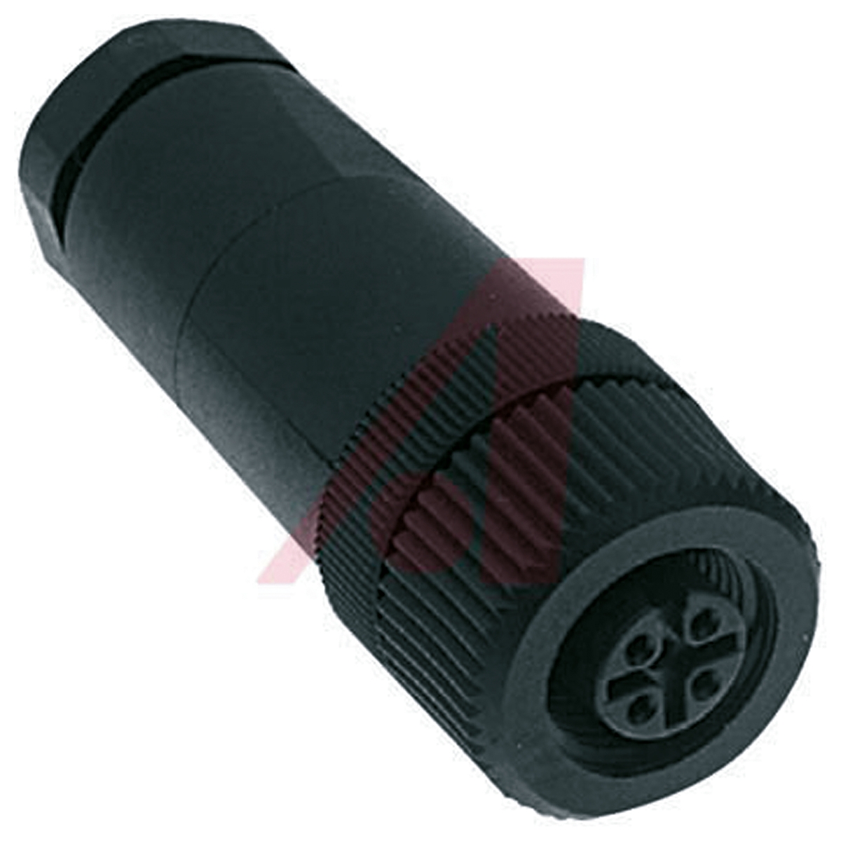 Turck Circular Connector, 4 Contacts, Cable, M12 Connector, Plug, Female, IP67