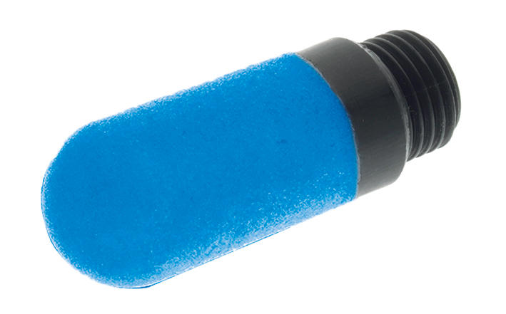 RS PRO PE 10bar Pneumatic Silencer, Threaded, 1/4 in Male