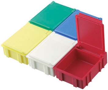 Licefa White ABS Compartment Box, 21mm x 56mm x 42mm