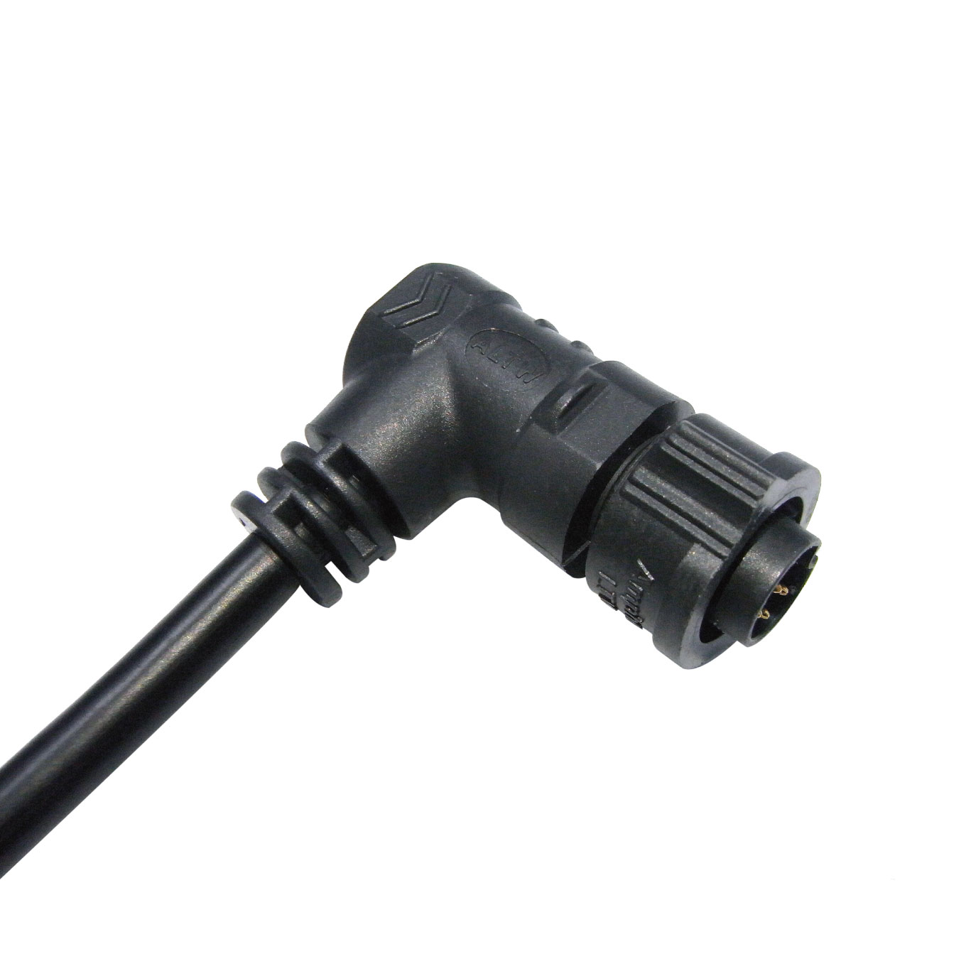 Amphenol Industrial Male 6 way X Lock B size to Unterminated Free End Sensor Actuator Cable, 1 m