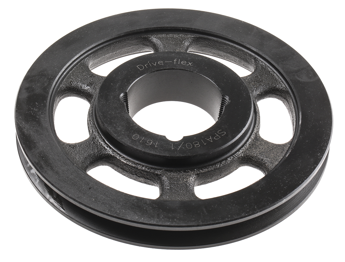 RS PRO Pulley, Cast Iron, Steel