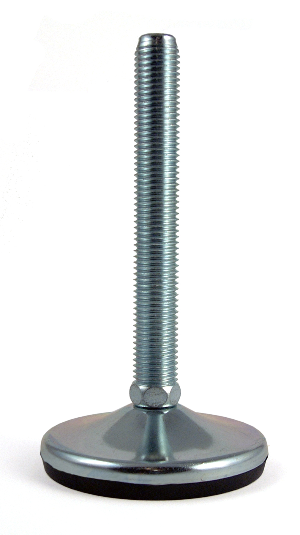 RS PRO M16 100mm Dia. Rubber Adjustable Foot, 1500kg Static Load Capacity 10° Tilt Angle