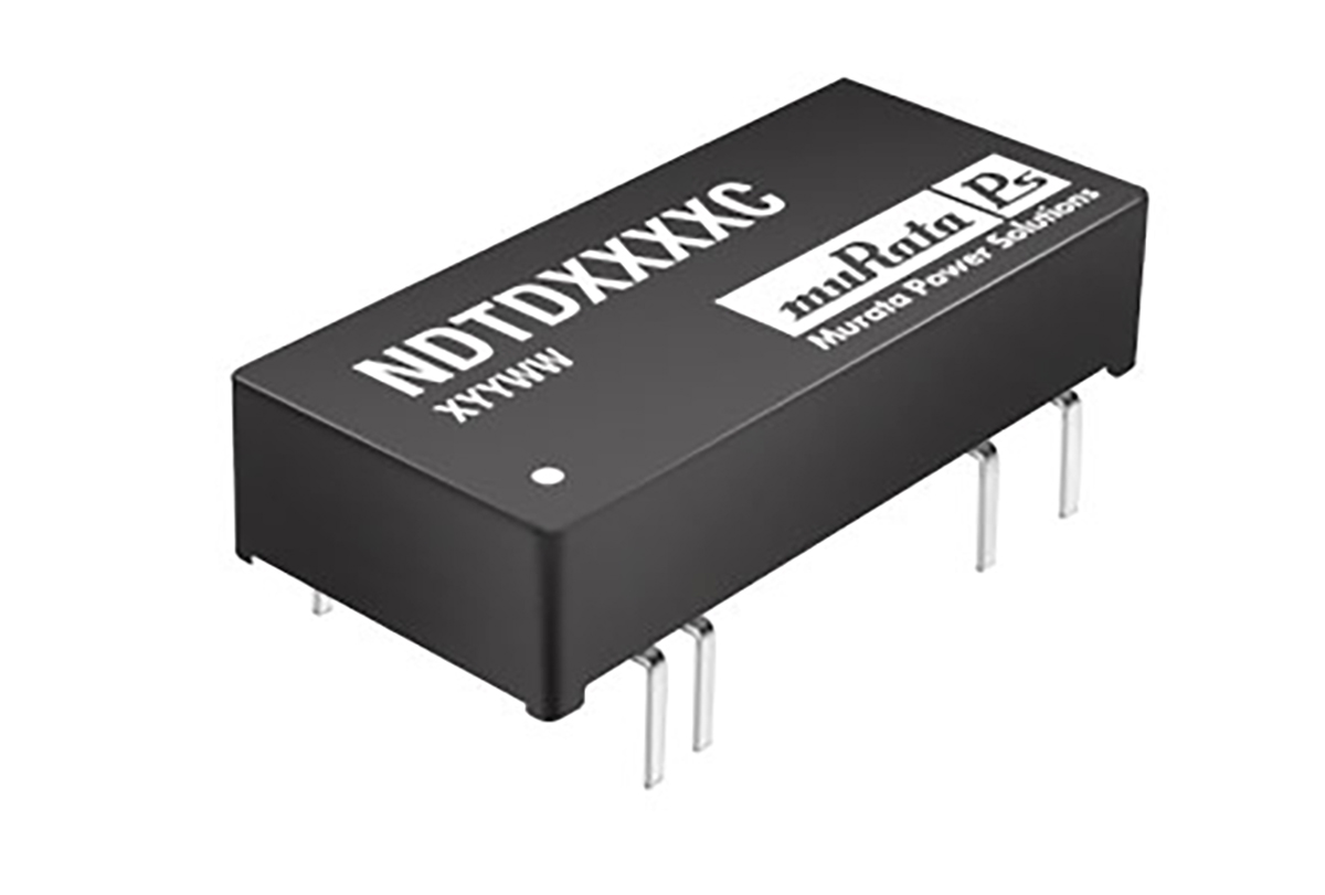 Murata Power Solutions NDTD DC-DC Converter, ±15V dc/ 100mA Output, 18 → 36 V dc Input, 3W, Through Hole, +85°C