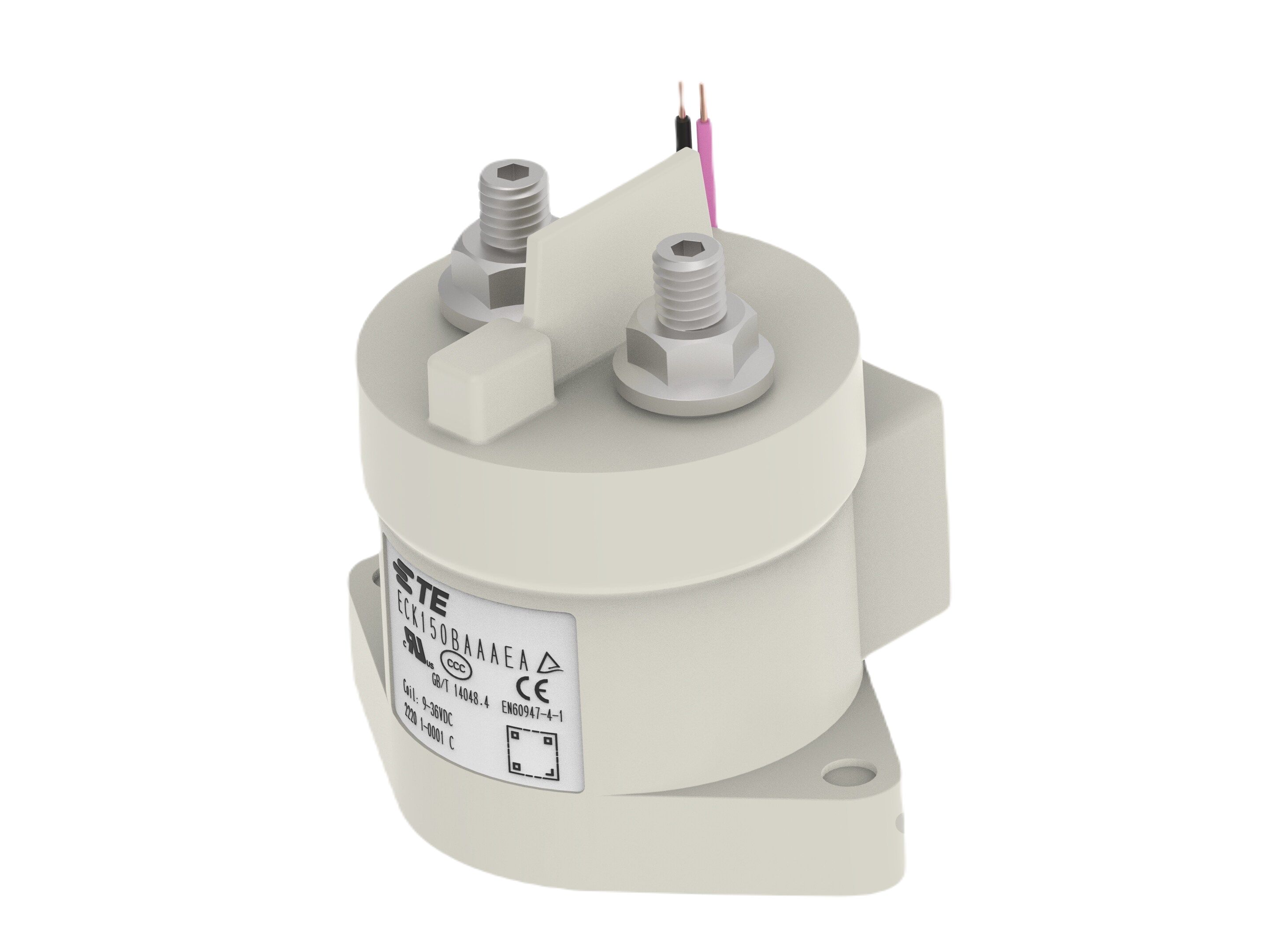 TE Connectivity ECK150B Contactor, 36 V dc Coil, 1-Pole, 200 A, 1.7 W, 1 NO, 1000V