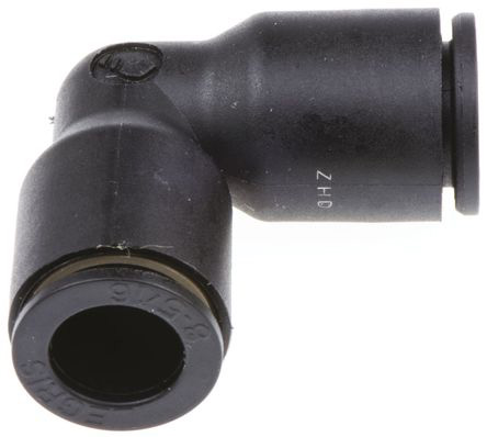 Legris LF3000 Series Elbow Tube-toTube Adaptor, Push In 16 mm to Push In 16 mm, Tube-to-Tube Connection Style