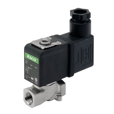 EMERSON – ASCO Solenoid Valve G356C160S1V01F1, 3 Port, NC 1/8 in, 24 V, 1/8 in