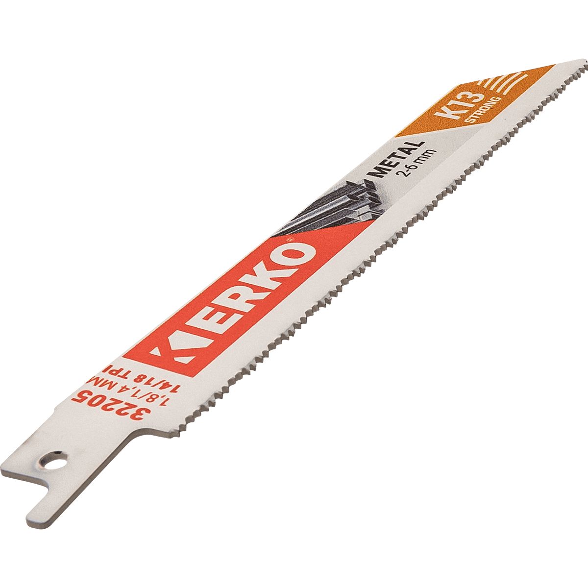 ERKO, 14, 18 Teeth Per Inch Metal 150mm Cutting Length Reciprocating Saw Blade, Pack of 5
