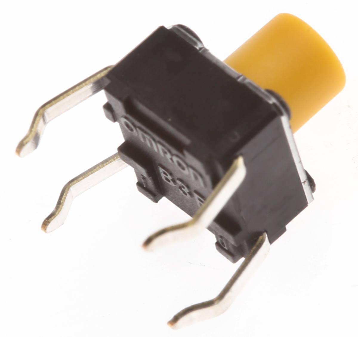 Omron Plunger Tactile Switch, SPST 50 mA @ 24 V dc 3.6mm Through Hole