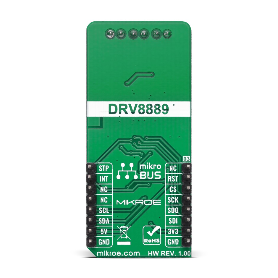 MikroElektronika Stepper 15 Click Stepper Motor Driver for DRV8889A for mikroBUS Socket