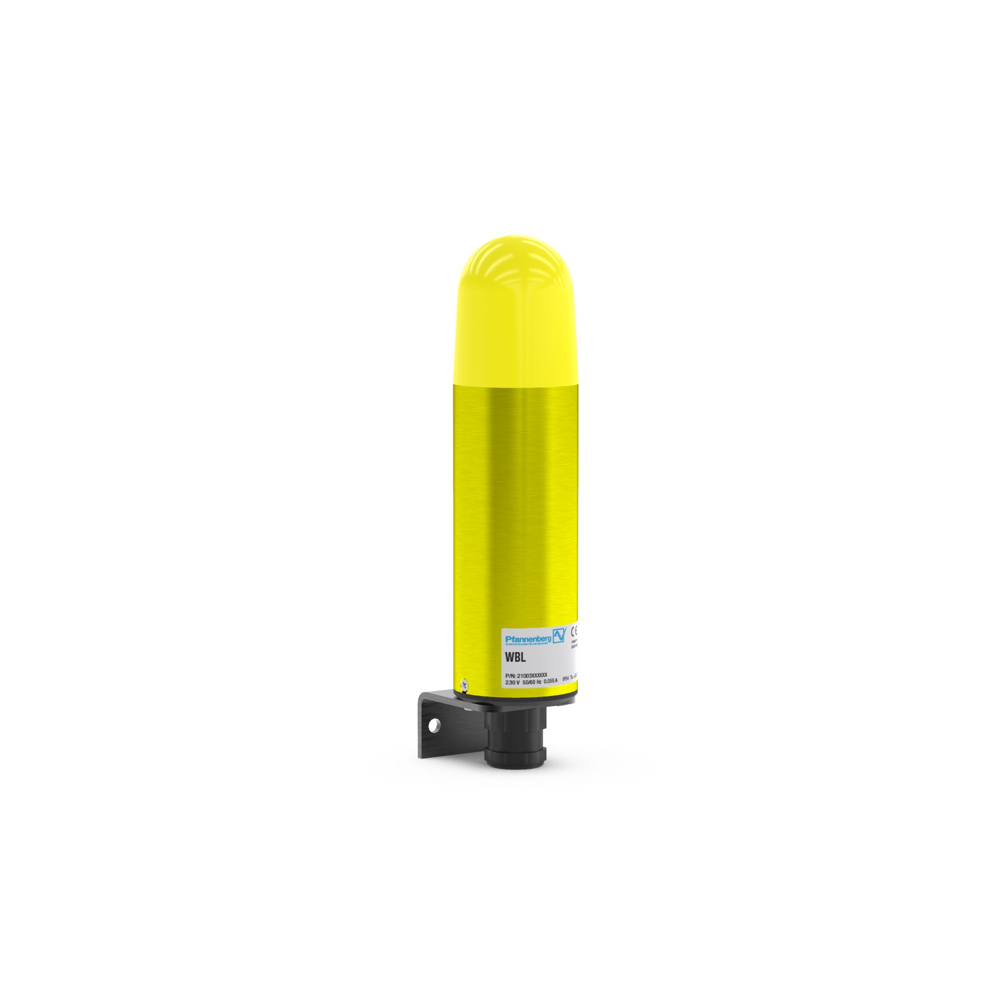 Pfannenberg WBS Series Yellow Flashing Effect Signal Tower for Use with WBS Series, 24 V dc, Xenon Bulb, DC, IP54