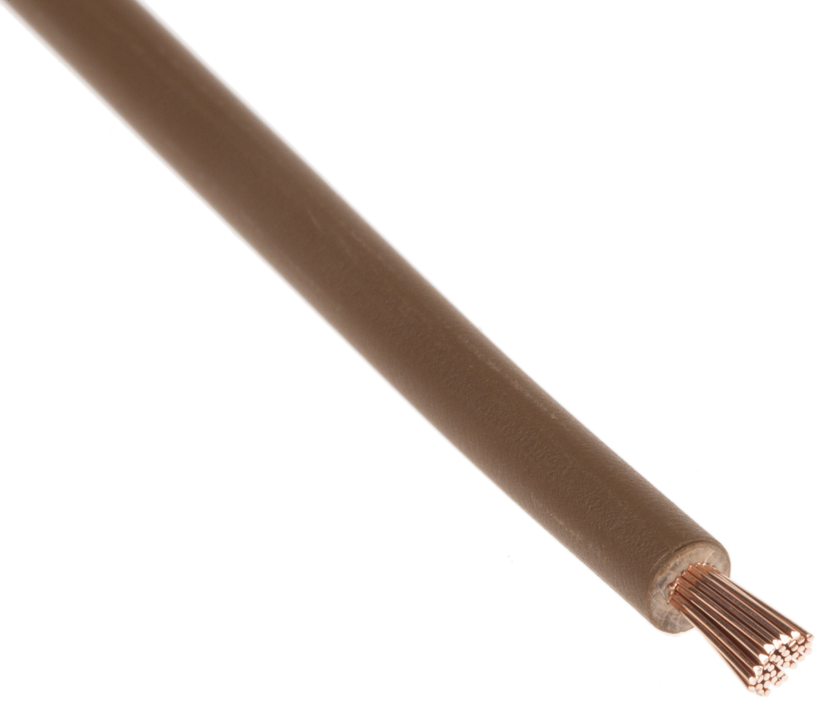 Lapp ÖLFLEX® H07Z-K 90° Series Brown 2.5 mm² Hook Up Wire, 13 AWG, 100m, 4726032