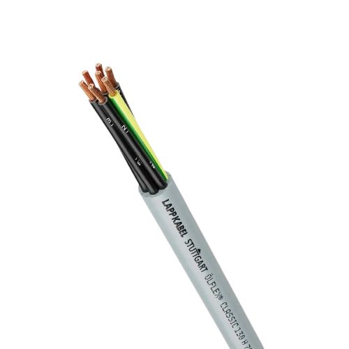 Lapp ÖLFLEX CLASSIC 130 H Control Cable, 7 Cores, 1 mm² CSA 17 AWG, Unscreened, 50 m, Grey Zero Halogen Sheath