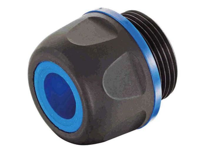 HARTING HAN CGM-P F+B Series Black Polyamide Cable Gland, M25 Thread, 16mm min., 18mm max., IP67, IP69
