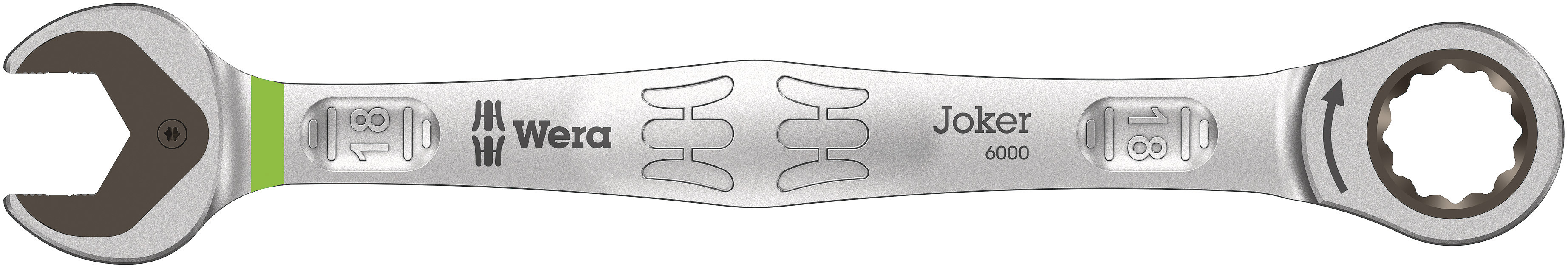 Wera Joker Series Combination Ratchet Spanner, 18mm, Metric, Double Ended, 235 mm Overall