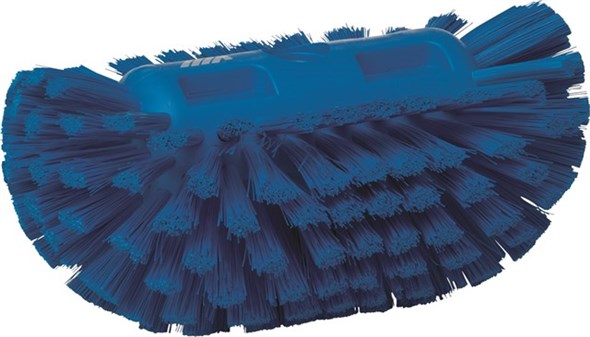 Vikan Medium Bristle Blue Scrub Brush, 40mm bristle length, Polyester, Polypropylene, Stainless Steel bristle material