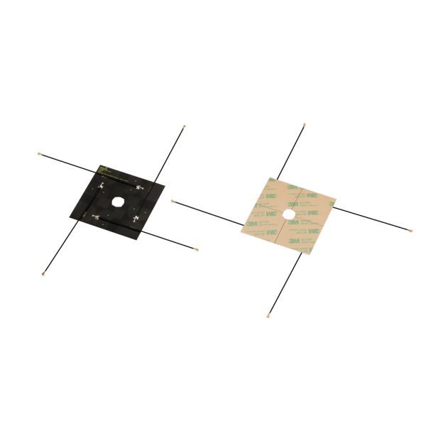 Taoglas FXUB52.A.07.C.001 Square Multi-Band Antenna with IPEX Connector, WiFi
