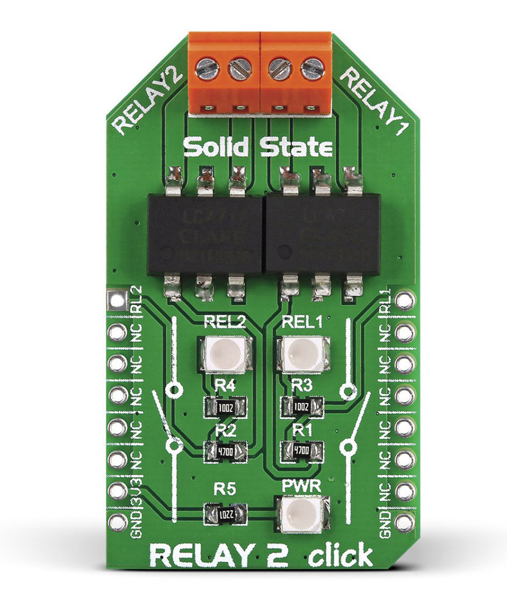 MikroElektronika Relay 2 Click Relay for LCA717 for Motors, Lights