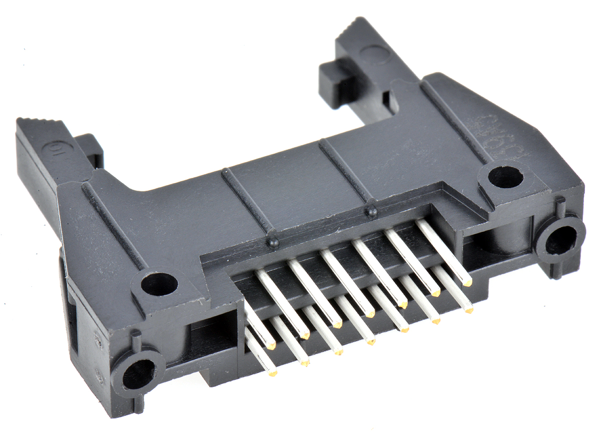 3M 3000 Series Straight Through Hole PCB Header, 14 Contact(s), 2.54 mm Pitch, 2 Row, Shrouded