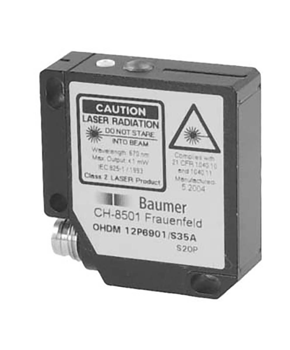 Baumer Background Suppression Photoelectric Sensor, Block Sensor, 120 mm Detection Range