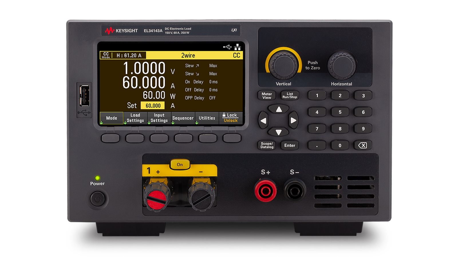 Keysight Technologies EL30000A Series Electronic Load, 350 W, 0 → 150 V, 0 → 60 A