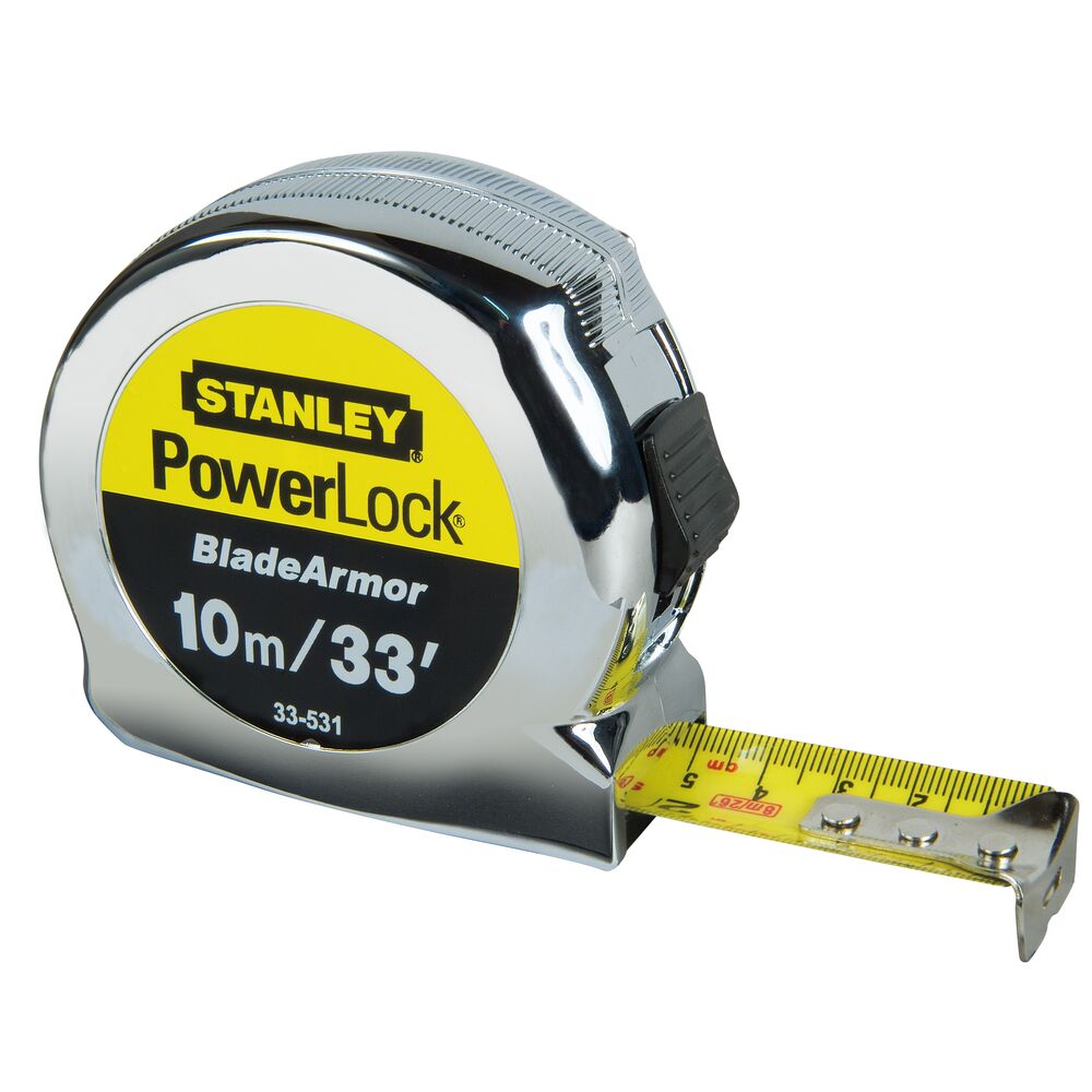 Stanley PowerLock 10m Tape Measure, Metric