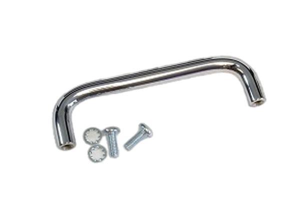 Hammond Chrome Chrome Steel Drawer Handle 102 mm Height, 111mm Width, 10mm Length