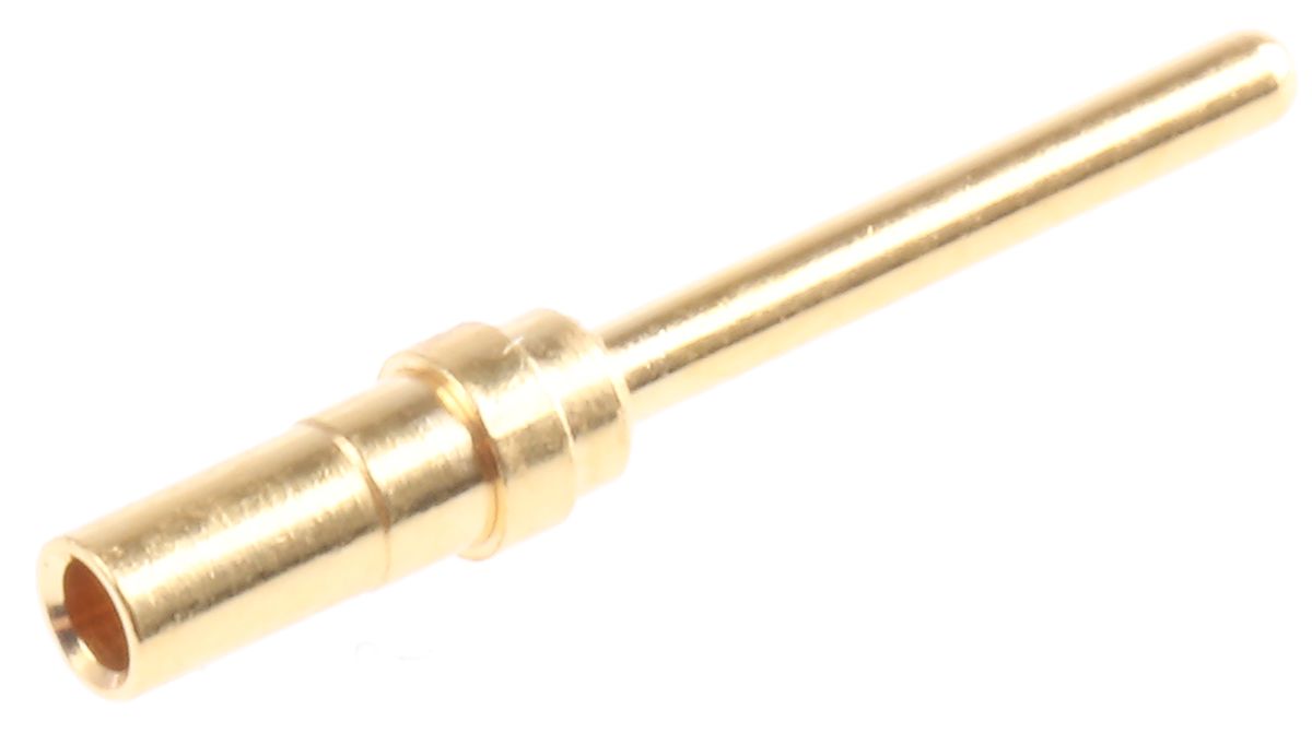 FCT from Molex, 173112 Series, size 1mm Male Crimp D-sub Connector Contact, Gold over Nickel Pin, 20 → 24 AWG