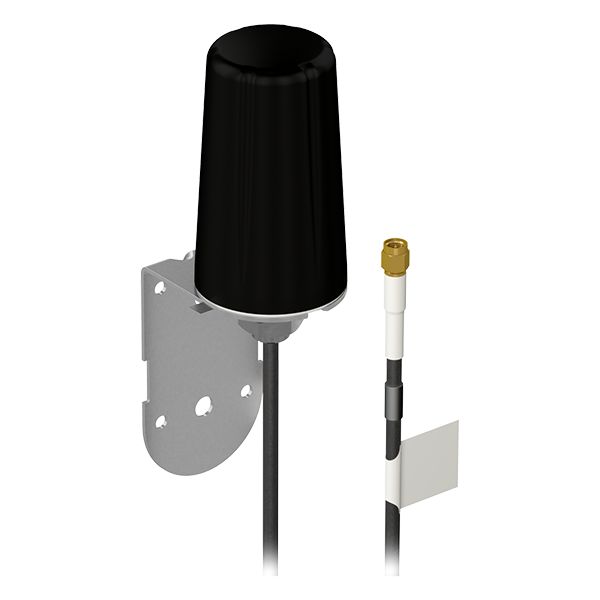 INSYS icom 10022961 Round Multiband Antenna with SMA Connector, 2G, 3G, 4G, 5G