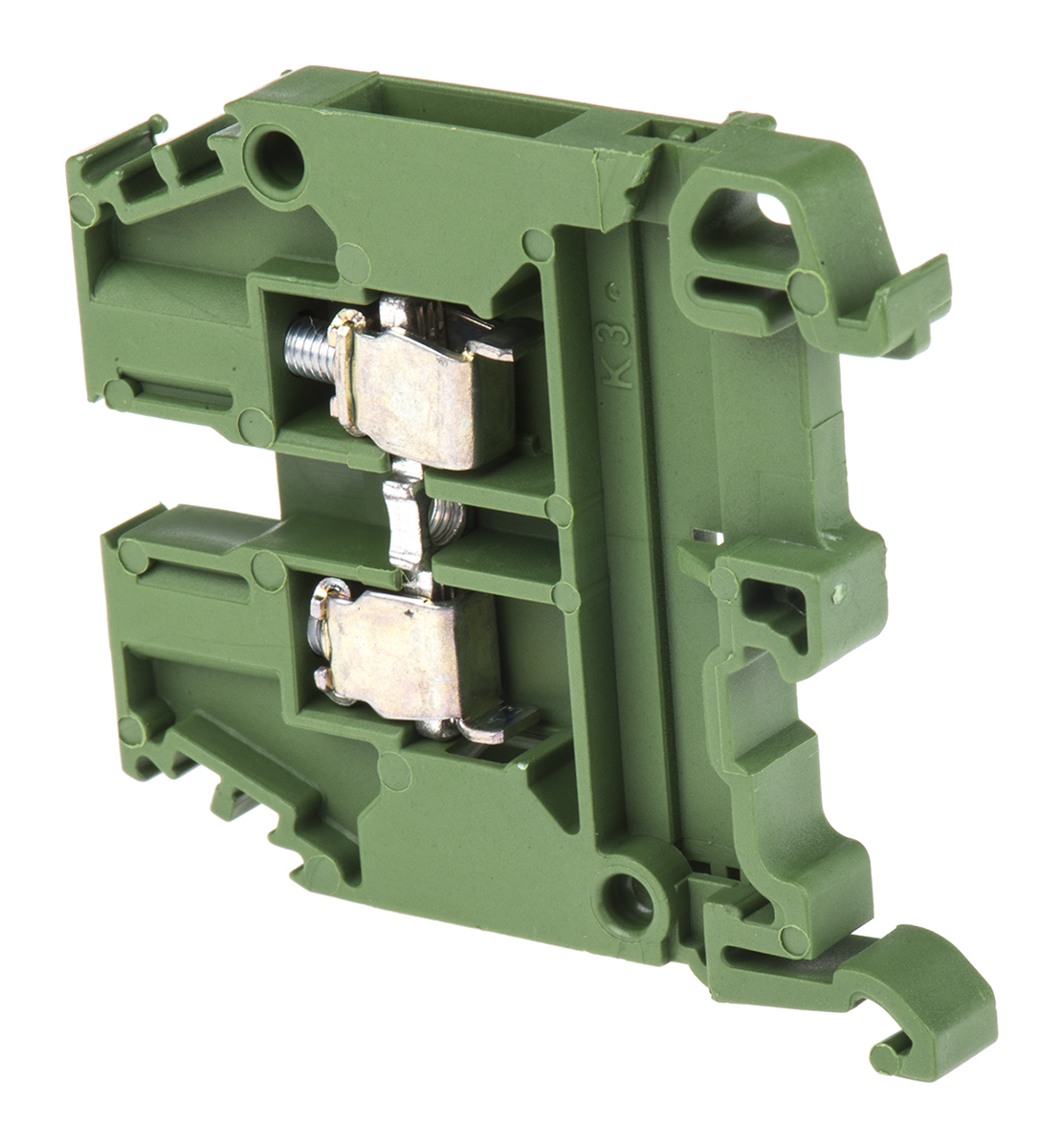 Entrelec 1SNA105001R2700 SNA Series Green, 4mm², Single-Level, Screw Termination