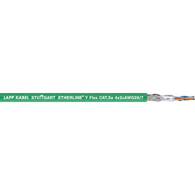 Lapp, 100m Cat5e, Green, Tinned Copper Braid, Unterminated
