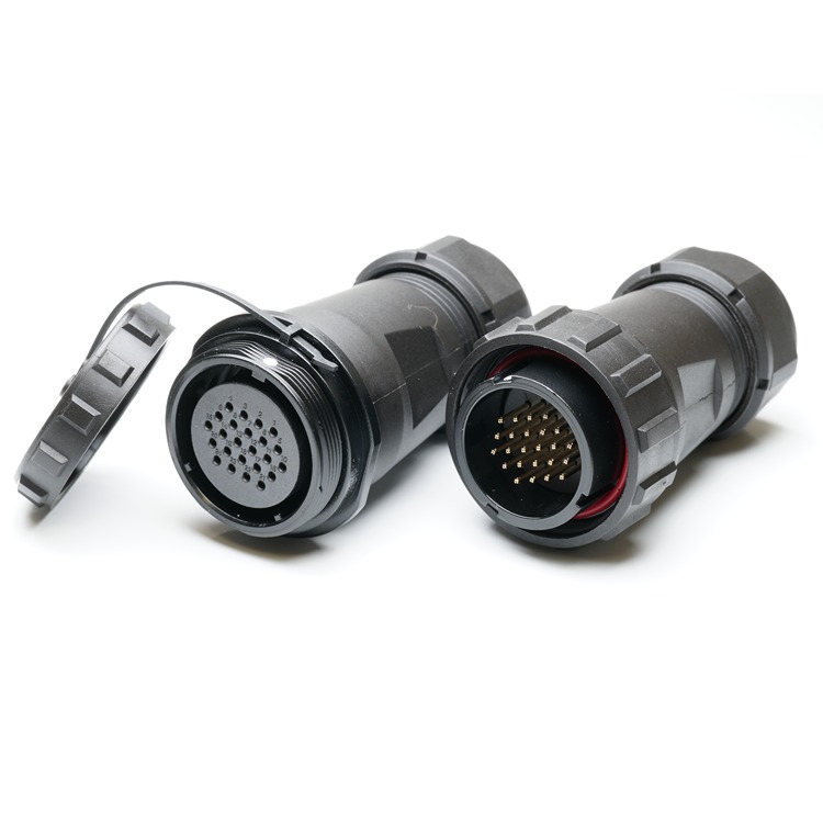 RS PRO Circular Connector, 24 Contacts, In-Line Cable Mount, SP29 Connector, Plug, Socket, Male/Female, IP68, SP29