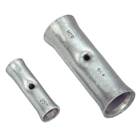 MECATRACTION Butt Connector, Uninsulated 16 mm²