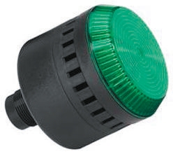 Allen Bradley 855PC Series Green Sounder Beacon, 24 V ac/dc, Panel Mount, 98dB at 1 Metre