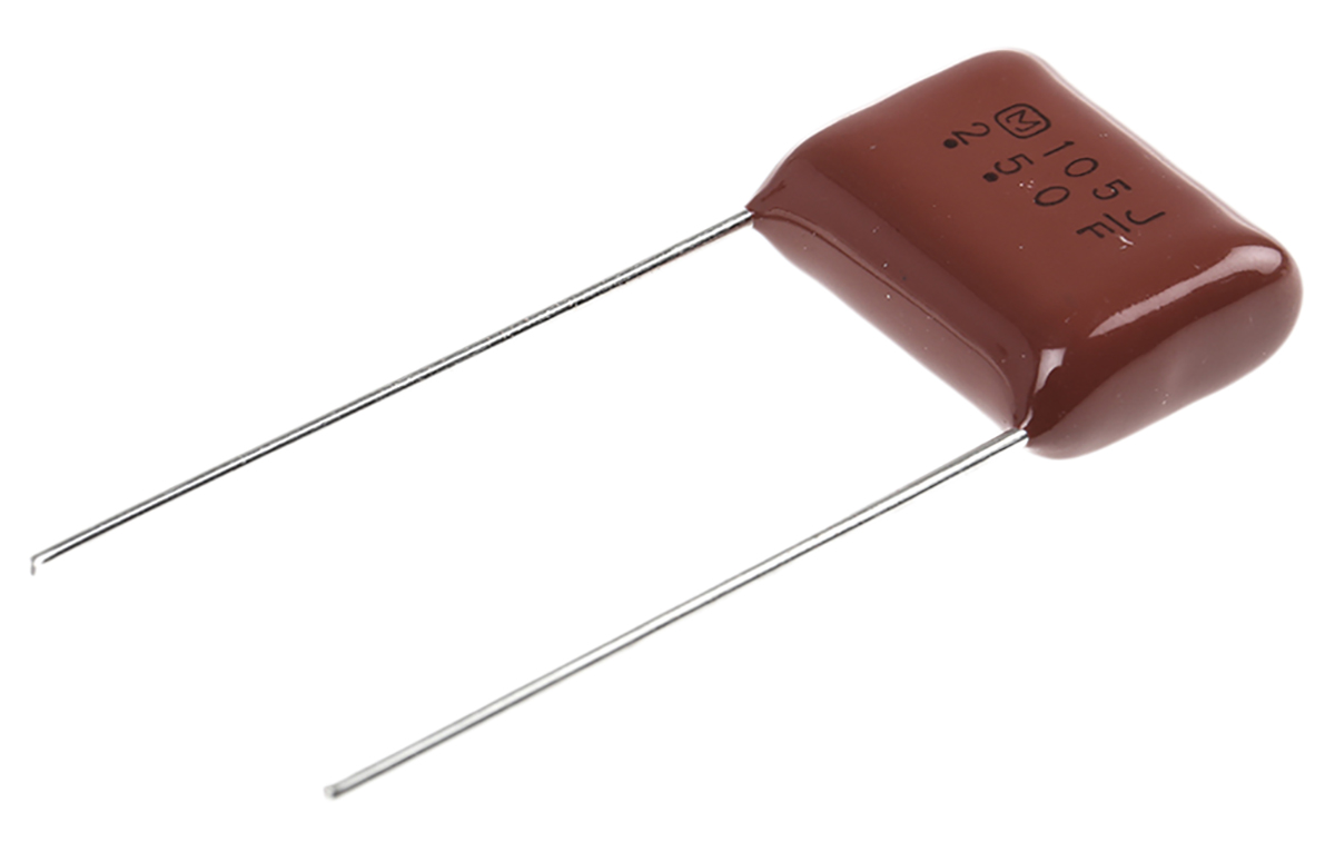 Panasonic ECQE(F) Polyester Film Capacitor, 250V dc, ±5%, 1μF, Through Hole