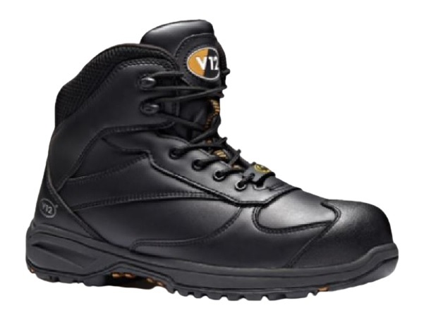 V12 Footwear Black ESD Safe Composite Toe CappedMen's Safety Boots, UK 7, EU 41