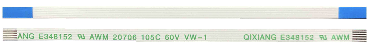 RS PRO FFC Ribbon Cable, 6-Way, 0.5mm Pitch, 100mm Length