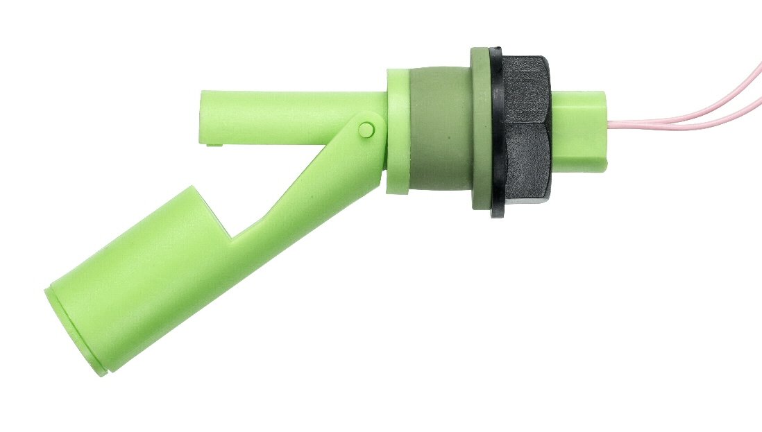 Sensata Cynergy3 RSF70 Series Horizontal Polyvinylidene Fluoride Float Switch, Float, 1m Cable, NO/NC, 300V ac Max,