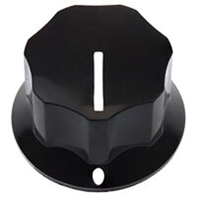 Vishay 20mm Black Potentiometer Knob for 1/4in Shaft Screw Fix, ACCKPS2015NLR14