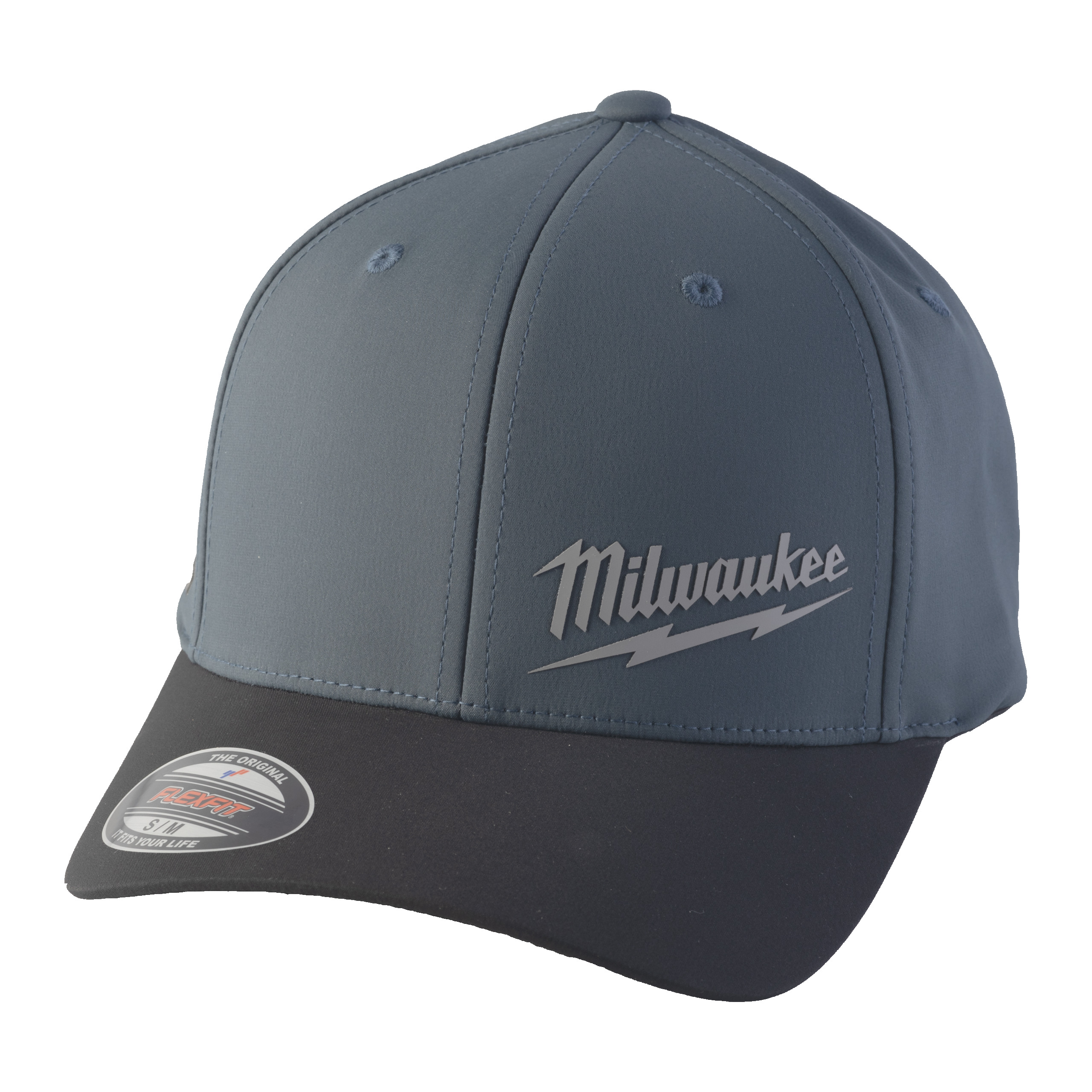Milwaukee Blue Standard Peak Bump Cap, Cotton, Polyester Protective Material