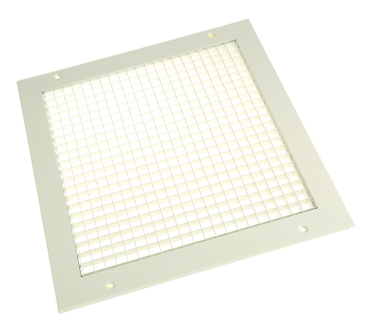 RS PRO White Aluminium Grille, Eggcrate Slat, 337 x 337mm