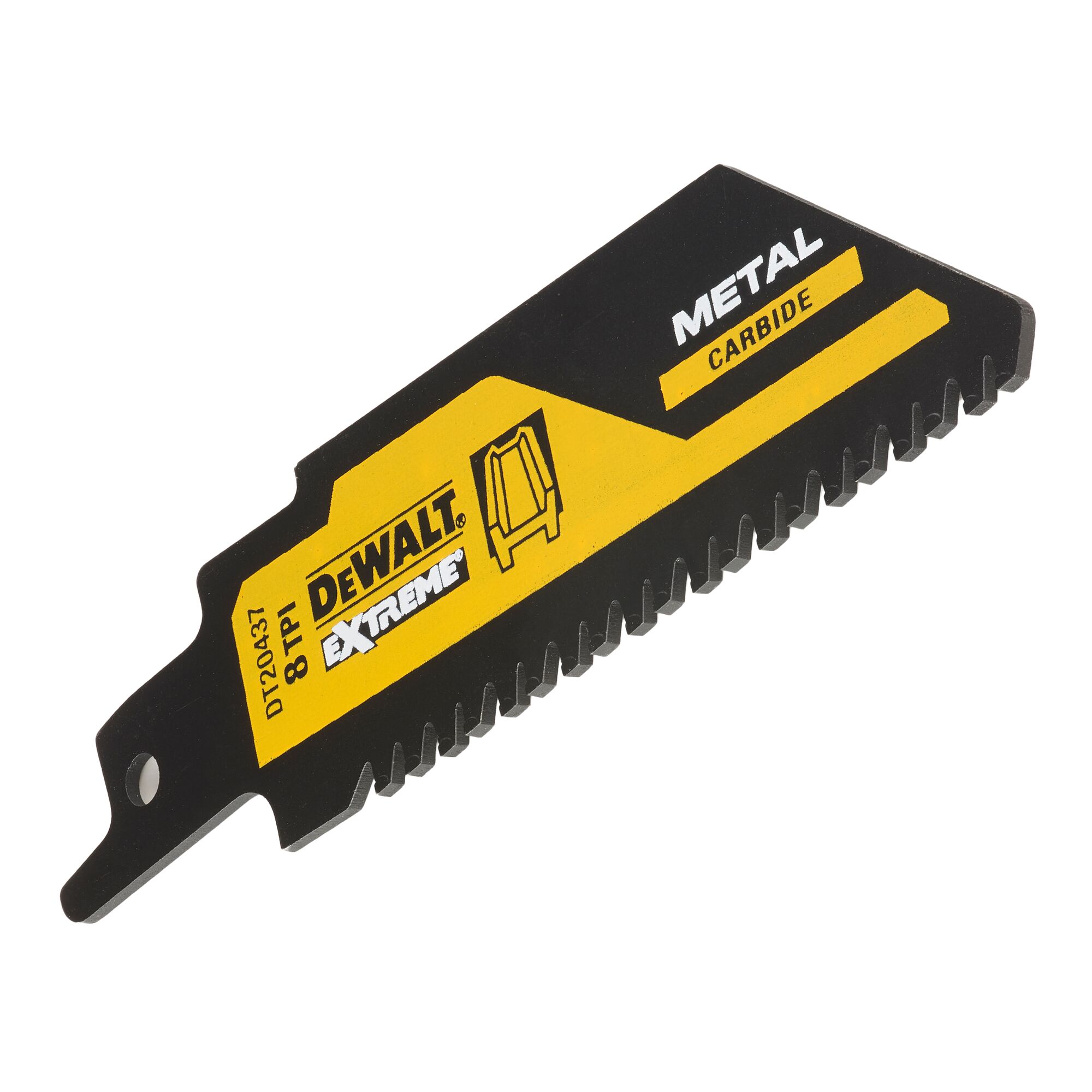 DeWALT, 8 Teeth Per Inch Metal 152mm Cutting Length Reciprocating Saw Blade, Pack of 1