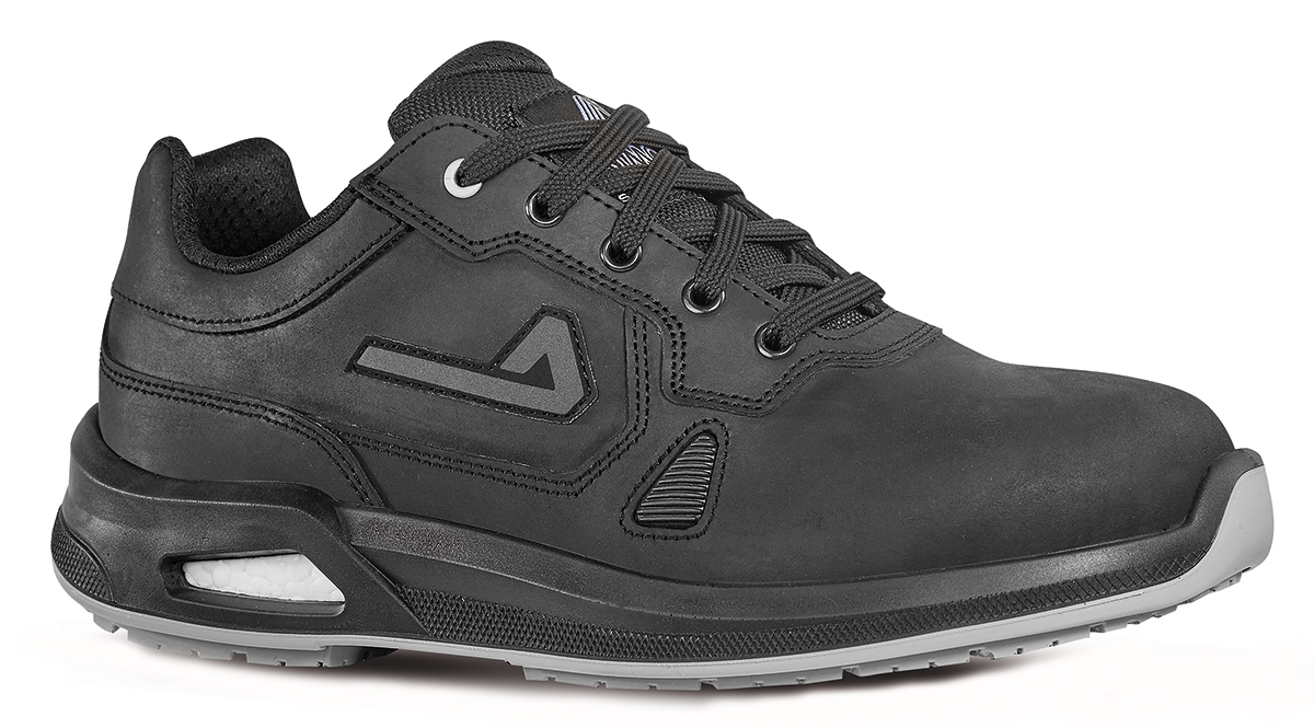 AIMONT VIGOREX Unisex Black, Grey Aluminium Toe Capped Safety Trainers, UK 8, EU 42