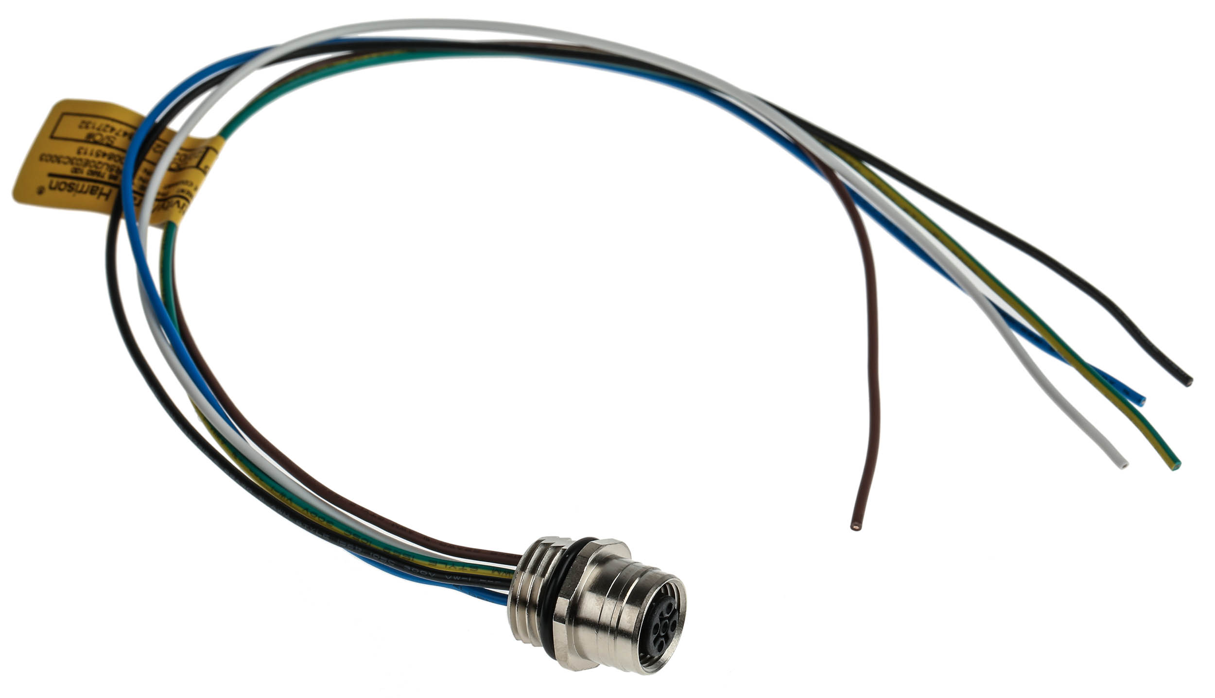 Brad from Molex Female 5 way M12 to 5 way Free End Sensor Actuator Cable, 300 mm