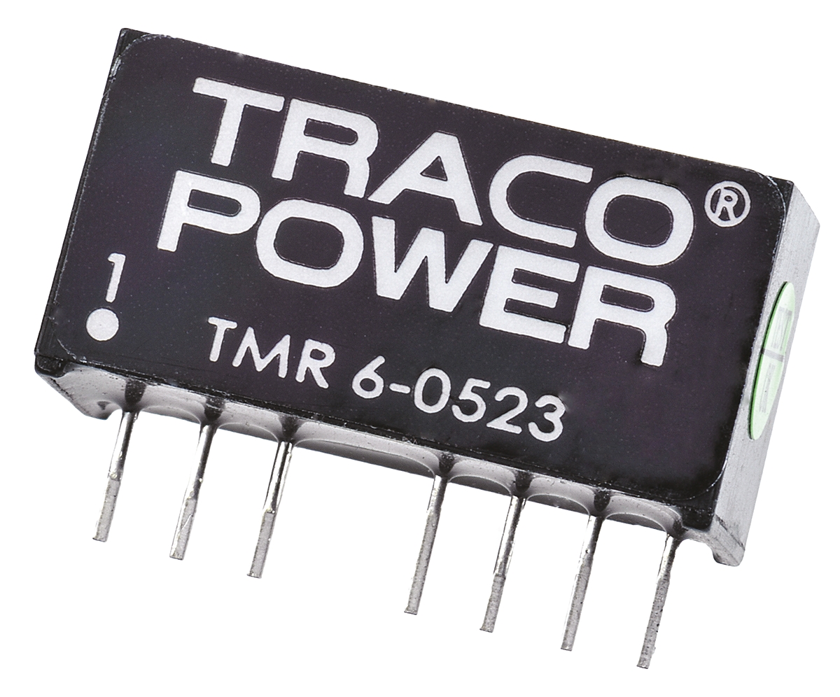 TRACOPOWER TMR 6 DC-DC Converter, ±15V dc/ ±200mA Output, 4.5 → 9 V dc Input, 6W, Through Hole, +70°C Max Temp