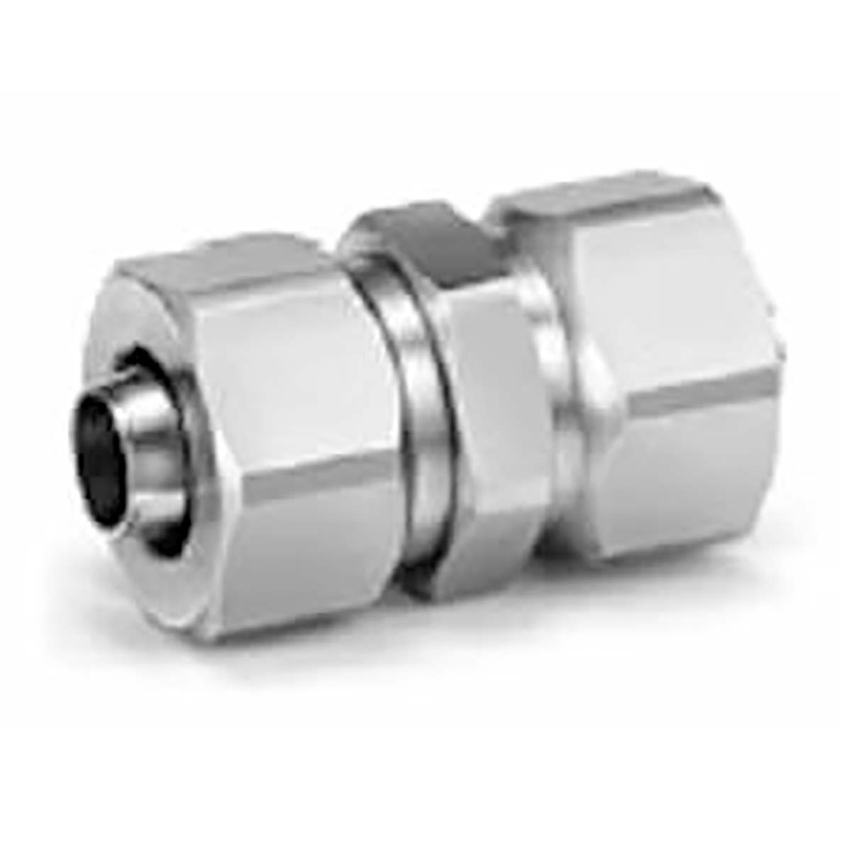 SMC KFG2 Series Straight Tube-to-Tube Adaptor, Push In 6 mm to Push In 6 mm, Tube-to-Tube Connection Style
