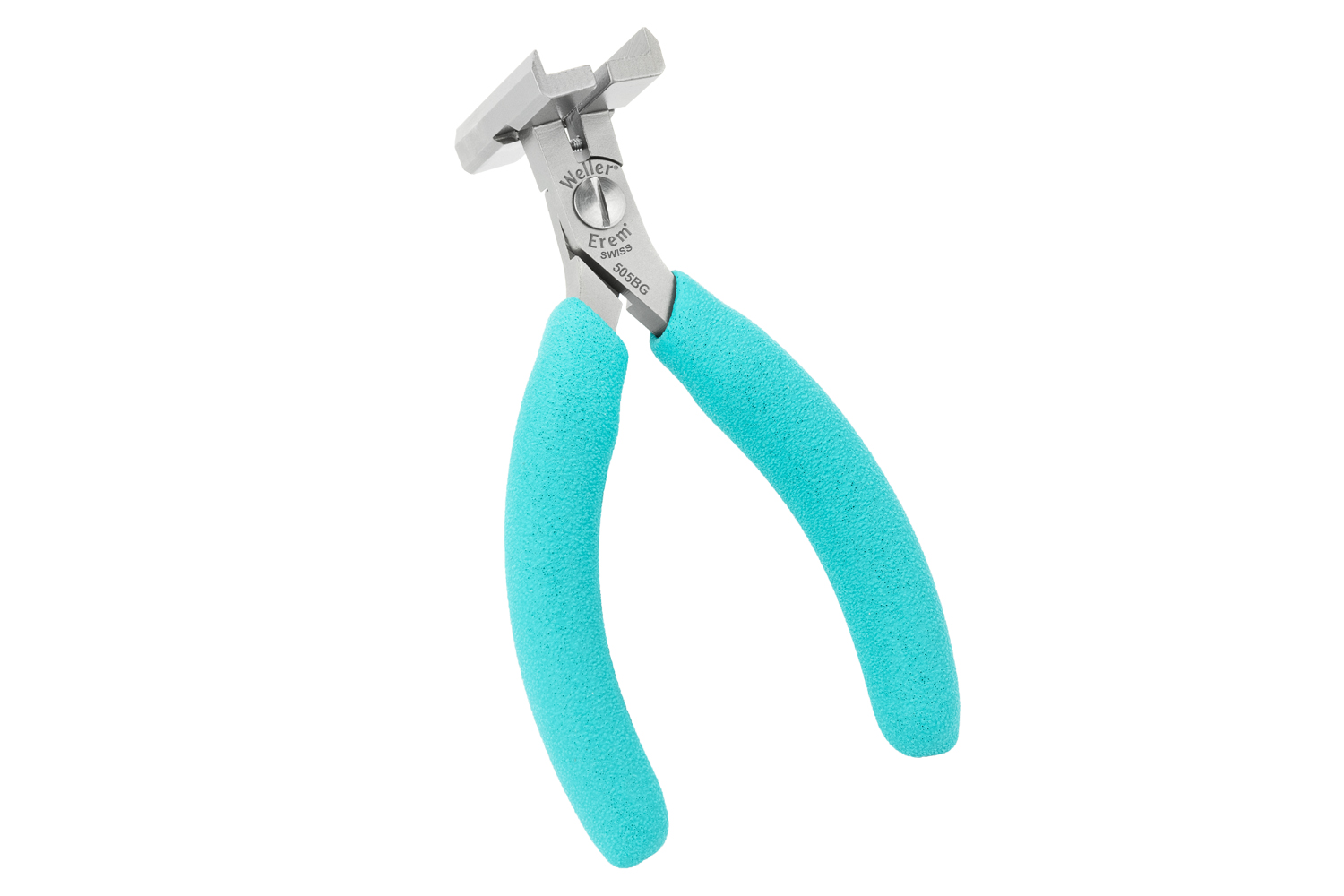 Erem Electronics Pliers, 120 mm Overall, Straight Tip, 8mm Jaw, ESD