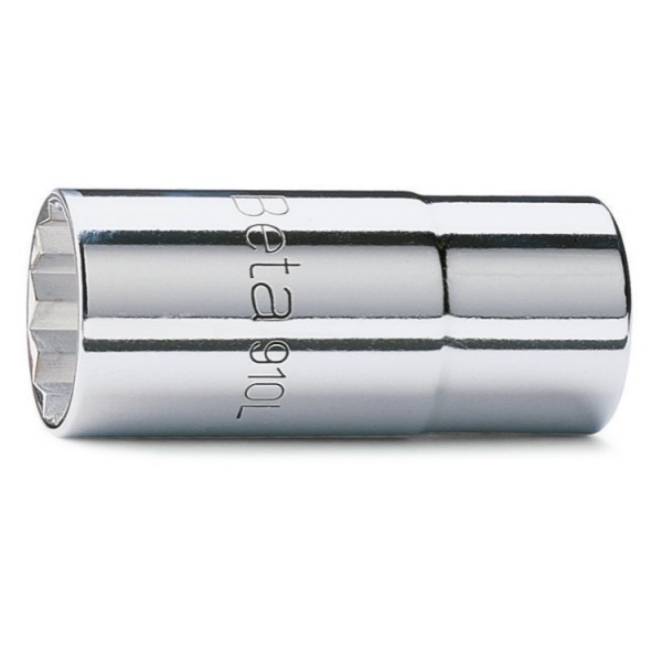 BETA 3/8 in Drive 22mm Bi-Hexagon; Deep, 12 point, 65 mm Overall Length