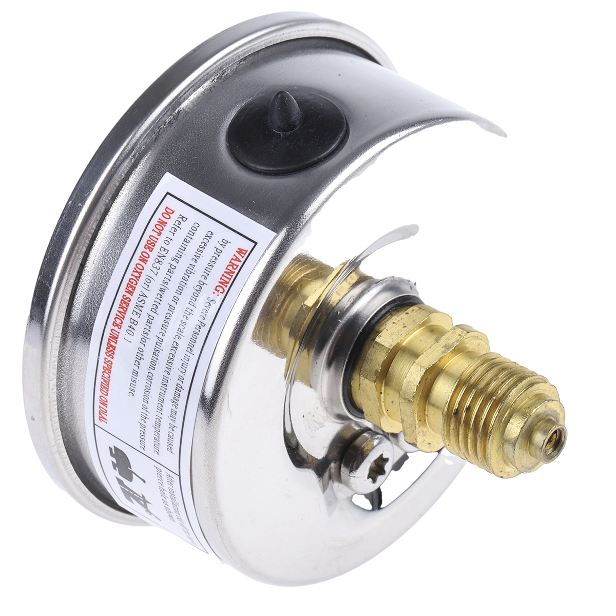 Bourdon G 1/4 Analogue Pressure Gauge 250bar Back Entry 63mm Outside Diameter